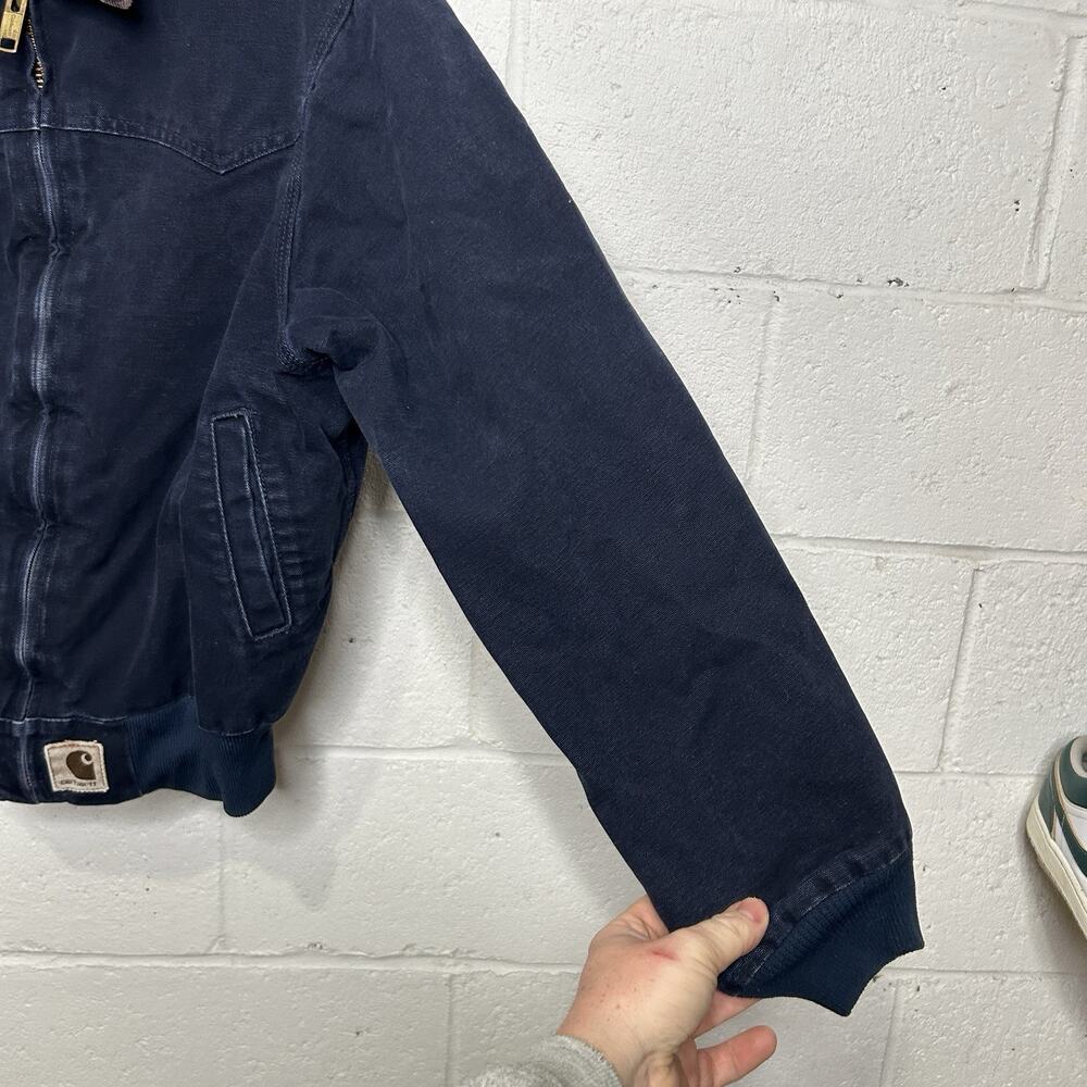 Vintage Carhartt Santa Fe Jacket “Midnight Blue” J14 MDT - Picture 7 of 12
